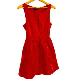 Urban Outfitters Lucca Couture Metallic Red Short Dress Cutout Small